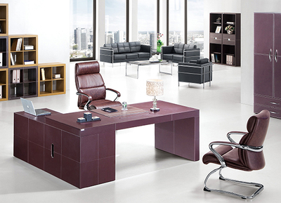 皮制辦公桌 TBS371