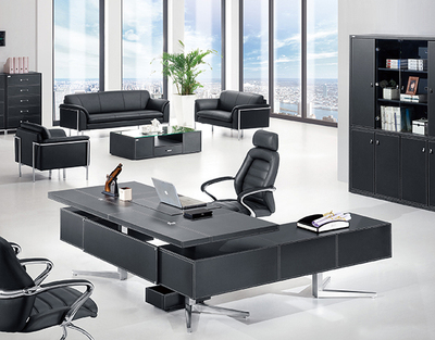 皮制辦公桌 TBS358