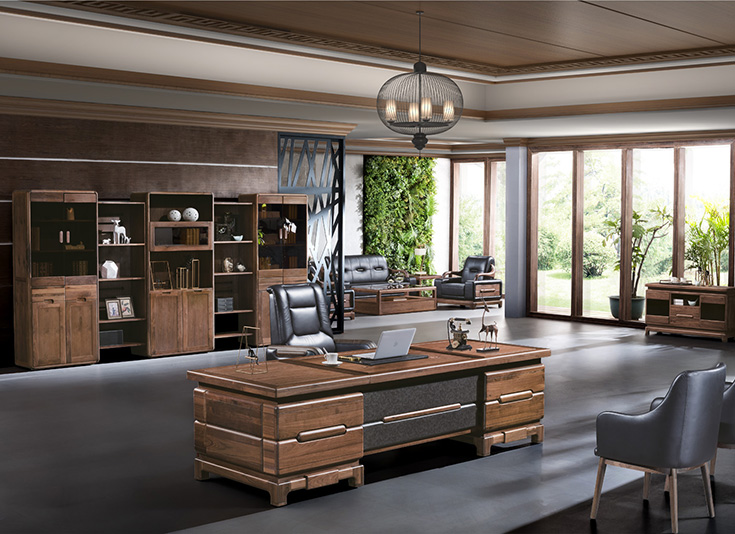 实木办公桌 TBS270