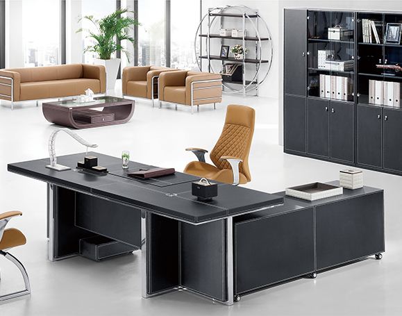 皮制办公桌 TBS362