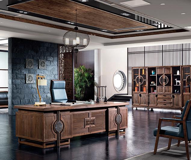 实木办公桌 TBS269