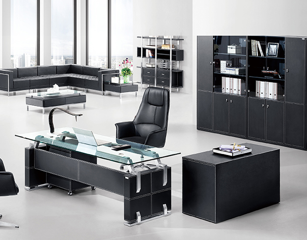 皮制办公桌 TBS363