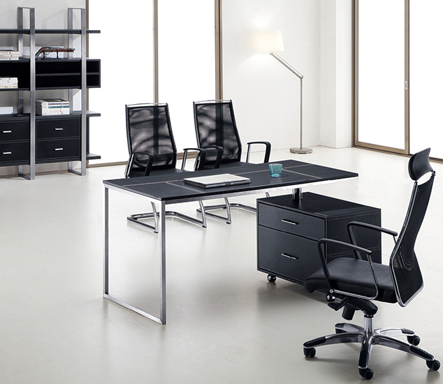 皮制办公桌 TBS373