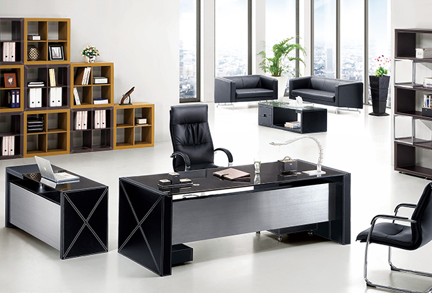 皮制办公桌 TBS367